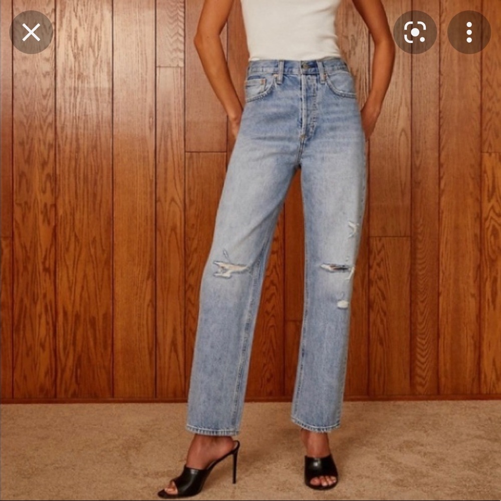Aritzia Bonet Light Wash Jean